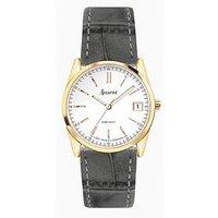 Accurist Everyday Womens Grey Leather Strap Analogue Watch