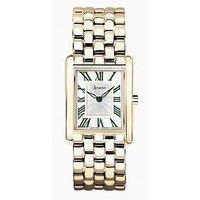 Accurist Rectangle Womens Gold Stainless Steel Bracelet Analogue Watch