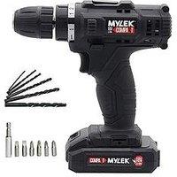 Mylek Myw09 18V Cordless Drill Electric Screwdriver Set