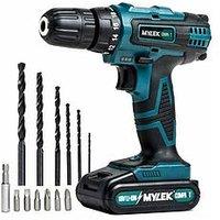 Mylek 18V Cordless Driver-Lithium Ion Drill
