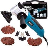 Mylek Multi Tool 300W Oscillating Electric Multifunction Tool, Quick Blade Release With 48 Piece Accessory Kit And Carry Case