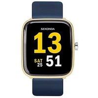 Sekonda Ladies Motion Silicone Strap Smartwatch - Navy/Black