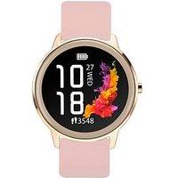 Sekonda Flex Ladies Silicone Strap Smartwatch - Rose Gold/Soft Pink