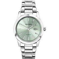 Sekonda Ladies Taylor Silver Stainless Steel Bracelet With Light Green Dial Watch