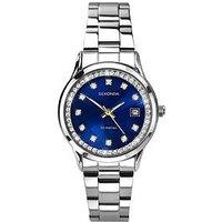 Sekonda Ladies Victoria Silver Stainless Steel Bracelet With Blue Dial Watch