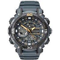 Sekonda Men'S Digital Grey Plastic Strap With Grey Dial Watch