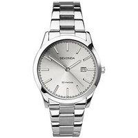 Sekonda Men'S Taylor Silver Stainless Steel Bracelet With Silver Dial Watch