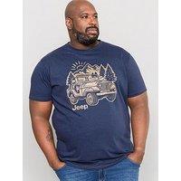 D555 Argent Official Jeep Print T-Shirt