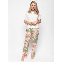 Cyberjammies Sage Green Floral Print Pant