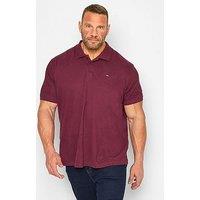 Badrhino Bre Plain Polo Shirt - Red