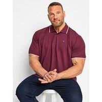 Badrhino Bre Tipping Polo Shirt - Red