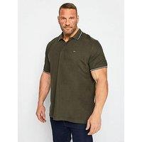 Badrhino Bre Tipping Polo Shirt - Green