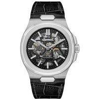 Ingersoll The Catalina Automatic Mens Watch With Black Dial And Black Leather Strap - I12502