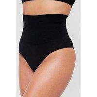 Everybody Shape Enhancing Seamless High Waist Brief - Black