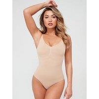 Everybody Shape Enhancing Seamless Bodysuit- Beige