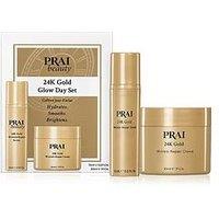 Prai 24K Gold Golden Glow Duo 15Ml 24K Serum + 30Ml Gold Creme