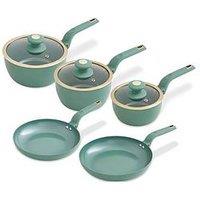 Tower Cavaletto 5-Piece Pan Set &Ndash; Jade