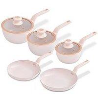 Tower Cavaletto 5-Piece Pan Set &Ndash; Pink