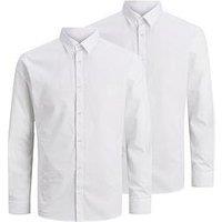 Jack & Jones Joe 2 Pack Formal Long Sleeve Shirt - White