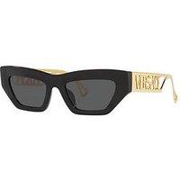 Versace Round Sunglasses -Black