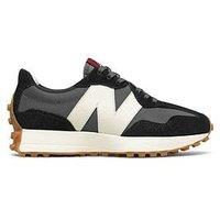 New Balance Womens 327 Trainers - Black/Grey