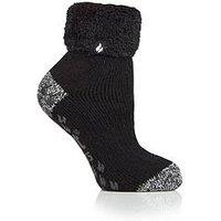 Heat Holders Queenstown Core Plain Lounge Socks - Black