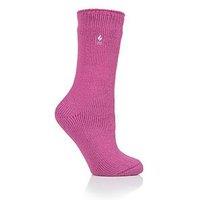 Heat Holders Dahlia Core Lite Socks - Muted Pink
