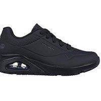 Skechers Workwear Uno Slip Resistant Lace Up Trainer - Black