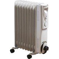 Daewoo 2000W 9-Fin Oil-Filled Radiator With Thermostat