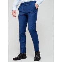 Hugo Hesten232X Slim Fit Suit Trousers - Dark Blue