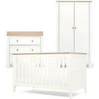 Mamas & Papas Wedmore 3 Piece Cotbed Range - White/ Natural