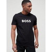 Boss Logo Swim Regular Fit T-Shirt-Black