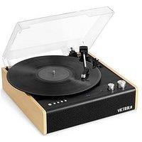 Victrola Eastwood Record Player - Dual Bluetooth 5.0 Turntable With Built-In Stereo Speakers And Aud