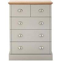 Gfw Kendal 2 + 3 Drawer Chest - Grey