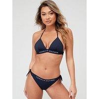 Tommy Hilfiger Original Triangle Fixed Bikini Top - Navy