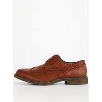 Everyday Mens Formal Lace Up Brogue Shoe - Wide Fit