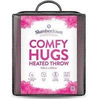 Slumberdown Comfy Hugs Heated Throw In Plum