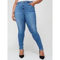 Levi'S Plus 720 High Rise Super Skinny Jean - Love Song Mid Blue