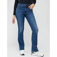Levi'S 725 High-Rise Bootcut Jeans - Blue Wave Dark