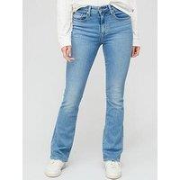Levi'S 725 High-Rise Bootcut Jeans - Blue Wave Light