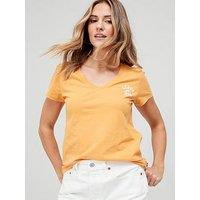 Levi'S Graphic Perfect Vneck - Golden Nugget - Yellow