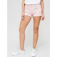 Levi'S 501 Original Denim Shorts - Dispersed Dye Quartz Pink