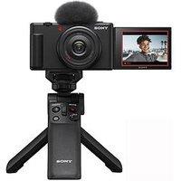 Sony Vlog Camera Zv1Fbdi.Eu Digital Camera (Vari-Angle Screen, 4K Video, Slow Motion, Vlog Features) & Compactible Multifunctional Wireless Handgrip - Camera Only