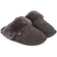 Just Sheepskin Ladies Duchess Sheepskin Slippers - Grey
