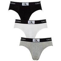 Calvin Klein 3Pk Briefs - Black/White/Grey