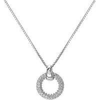 Hot Diamonds Forever White Topaz Pendant