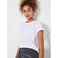 Mint Velvet White Cotton Star T-Shirt