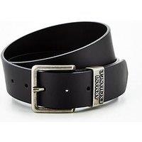 Armani Exchange Leather Belt - Black