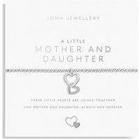 Joma Jewellery A Little Mother And Daughter Bracelet In Silver Plating