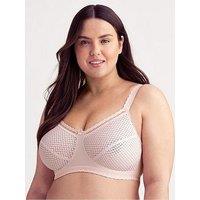 Miss Mary Of Sweden Miss Mary Non Wired Cotton Dot Lace Bra